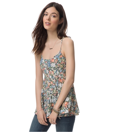 Aeropostale Womens Floral Tunic Blouse, TW2