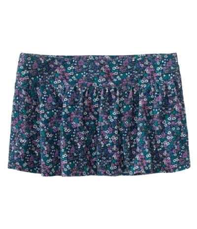 Aeropostale Womens Floral Corduroy Mini Skirt