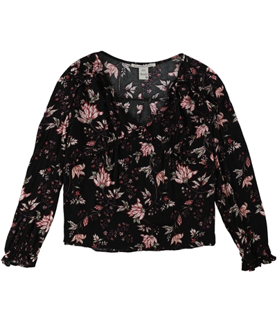 American Rag Womens Floral Pullover Blouse