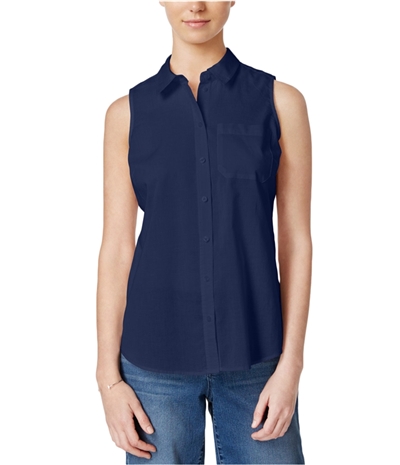 Maison Jules Womens Sleeveless Basic T-Shirt