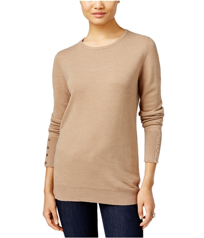 Jm Collection Womens Button-Cuff Knit Sweater