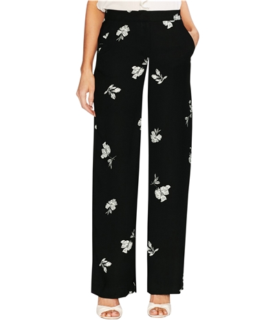 Vince Camuto Womens Tossed Flowers Casual Wide Leg Pants