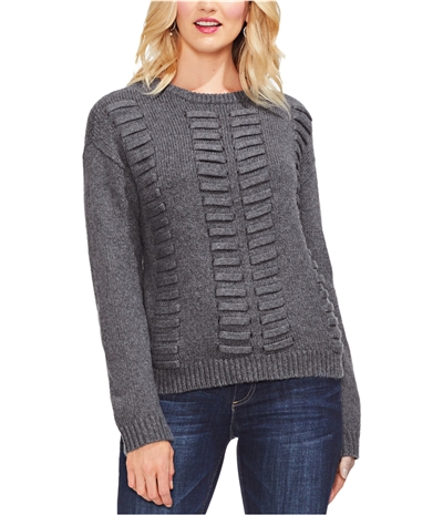 Vince Camuto Womens Lace-Through Pullover Sweater