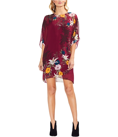 Vince Camuto Womens Chiffon Shift Dress, TW2