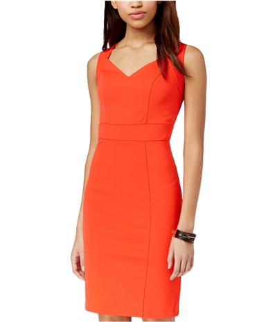 Xoxo Womens Sweetheart Midi Sheath Dress