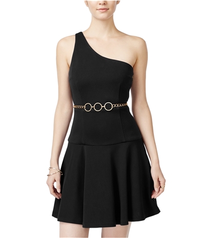 Xoxo Womens Chain A-Line Dress