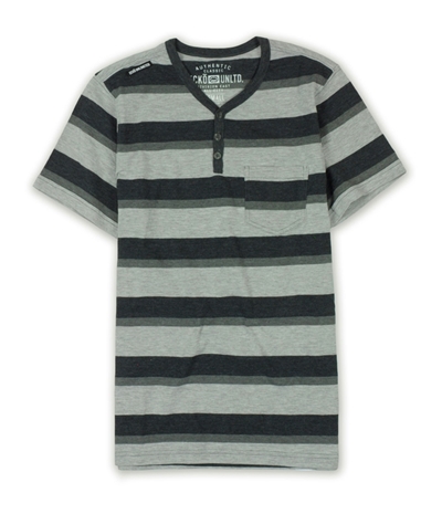 Ecko Unltd. Mens Heather Jsy Stripe Henley Shirt