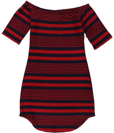 Derek Heart Womens Striped Bodycon Dress, TW1