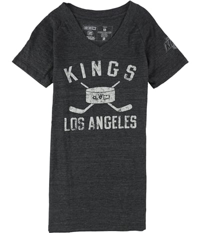 Ccm Womens Kings Los Angeles Crossed Sticks Graphic T-Shirt