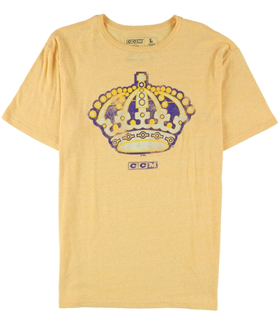 Ccm Mens La Kings Crown Logo Graphic T-Shirt
