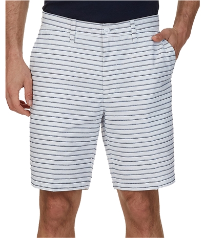 Nautica Mens Striped Casual Chino Shorts