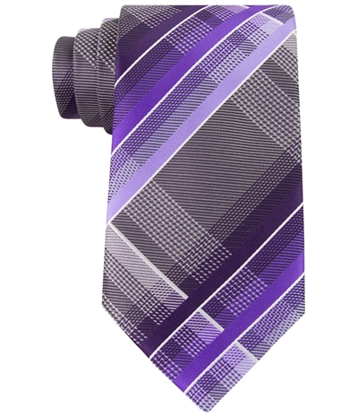 Geoffrey Beene Mens Fearless Plaid Self-Tied Necktie, TW3