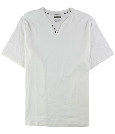 Alfani Mens Split Neck Henley Shirt