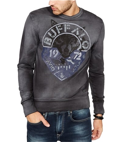 Buffalo David Bitton Mens Logo Sweatshirt, TW1