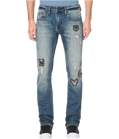 Buffalo David Bitton Mens Evan-X Straight Leg Jeans, TW1