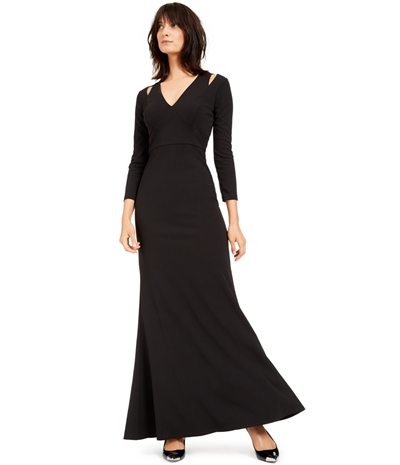 Calvin Klein Womens Solid Gown Dress, TW1