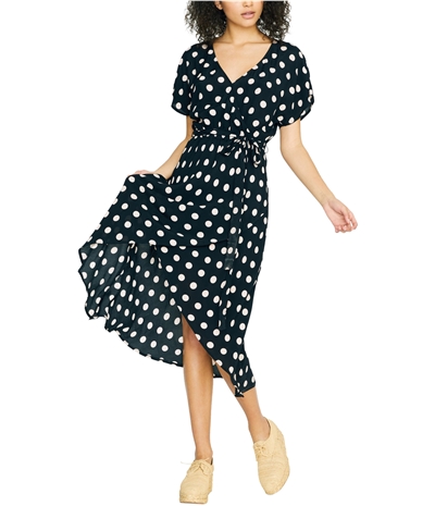Sanctuary Clothing Womens Polka-Dot Wrap Dress, TW1