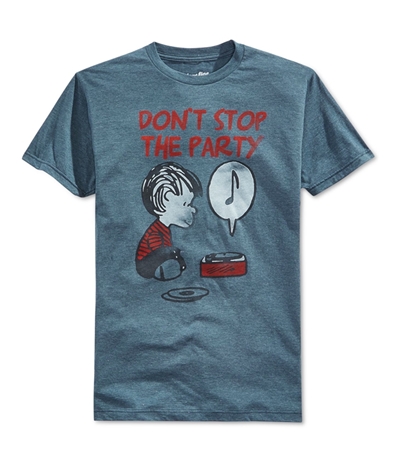 Mighty Fine Mens Don't Stop The Party Graphic T-Shirt, TW1