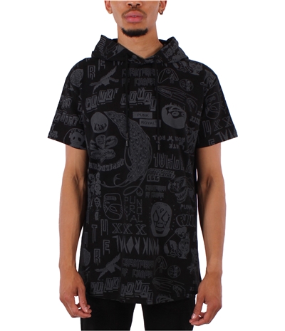Punk Royal Mens Printed Hoodie Sweatshirt