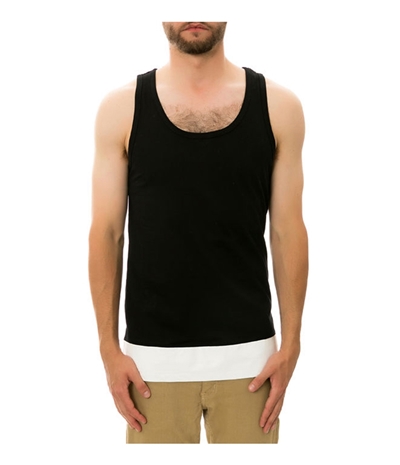 Dope Mens The Leather Paneled Tank Top