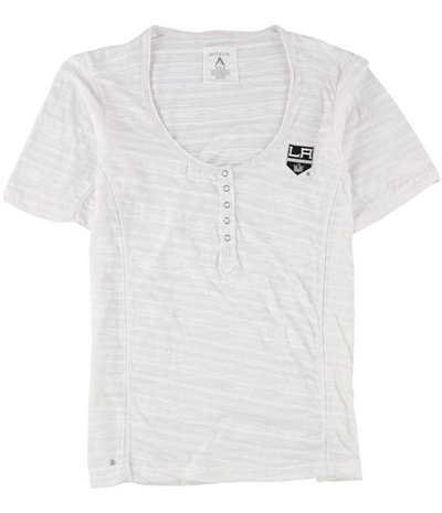 Antigua Womens Intent Burnout Henley Shirt