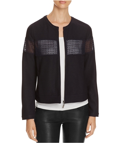 Finity Womens Mesh Paneled Bomber Jacket