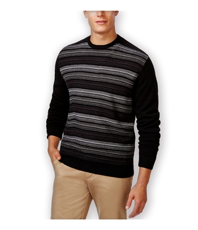 Weatherproof Mens Marled Striped Pullover Sweater