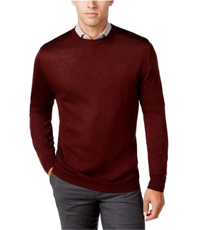 Ryan Seacrest Mens Contrast-Shoulder Pullover Sweater