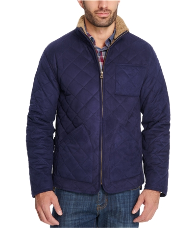 Weatherproof Mens Quilted Fleece-Lined Jacket