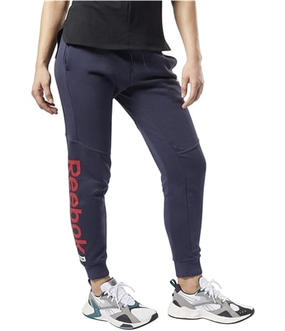 Reebok Womens Linear Logo Athletic Jogger Pants