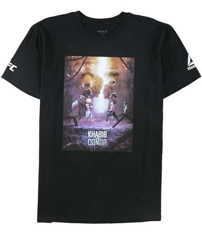 Reebok Mens Las Vegas Khabib Vs Conor Graphic T-Shirt