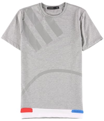 Hudson Mens Striped Out Basic T-Shirt