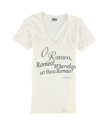 Scratch Womens O Romeo, Romeo! Graphic T-Shirt