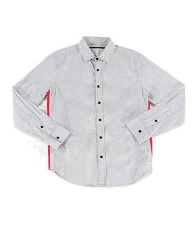 Sean John Mens Side Detail Button Up Shirt