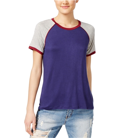 Rebellious One Womens Contrast Raglan Basic T-Shirt