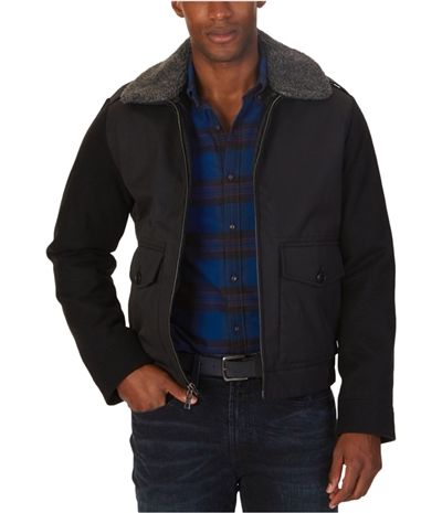 Nautica Mens Fleece Bomber Jacket