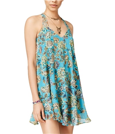 Speechless Womens Floral Shift Dress, TW1