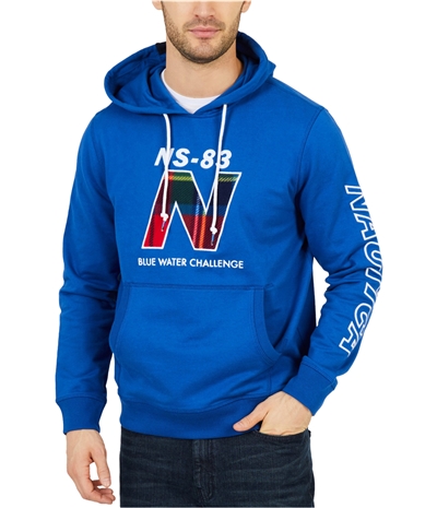 Nautica Mens Classic Fit Logo Hoodie Sweatshirt