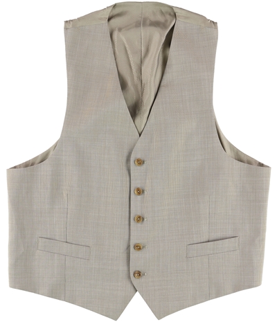 Michael Kors Mens Neat Pindot Five Button Vest