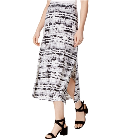 Kensie Womens Printed Maxi Skirt