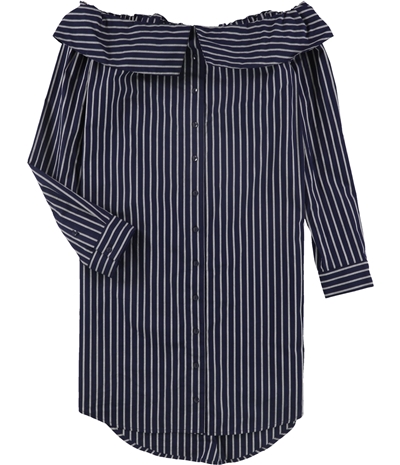 Kensie Womens Striped Mini Dress, TW2