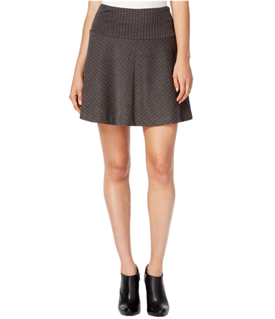 Kensie Womens Herringbone A-Line Skirt