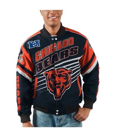 G-Iii Sports Mens Chicago Bears Varsity Jacket, TW1