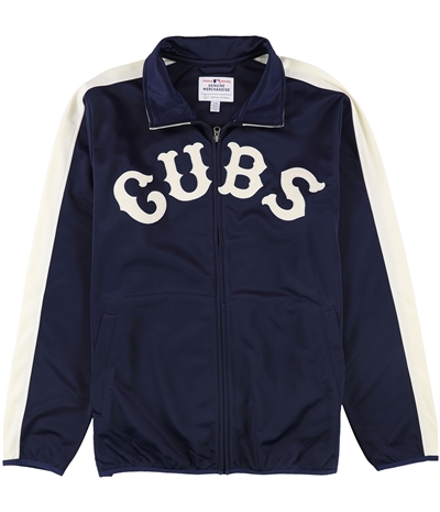 G-Iii Sports Mens Chicago Cubs Track Jacket, TW4
