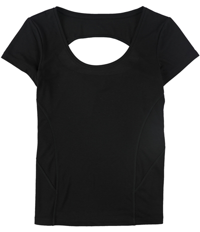 Lifestyle And Movement Womens Dani Cut-Out Basic T-Shirt