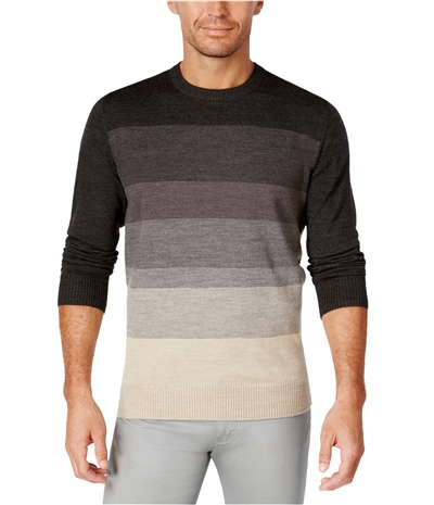 Tricots St Raphael Mens Colorblock Striped Pullover Sweater