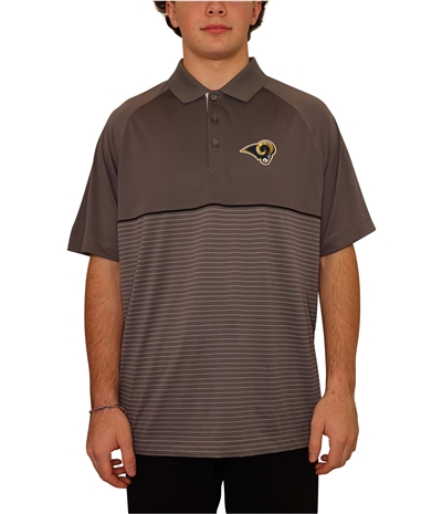 Cutter & Buck Mens La Rams Rugby Polo Shirt, TW1