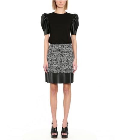 Michael Kors Womens Tweed Mini Skirt