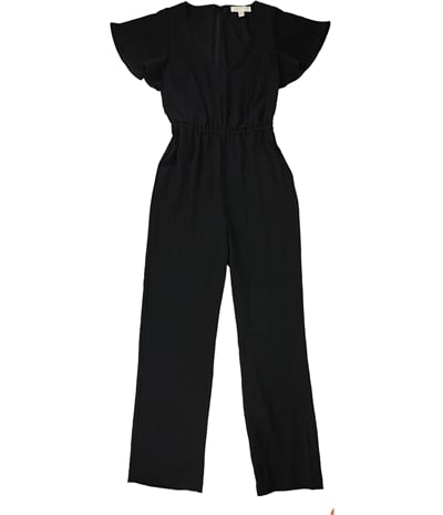 Michael Kors Womens Flutter Sleeve Jumpsuit, TW1