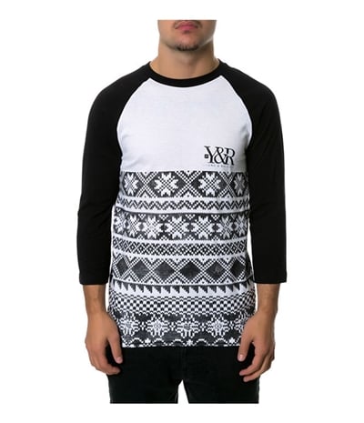 Young & Reckless Mens The Oil Spill Raglan Graphic T-Shirt
